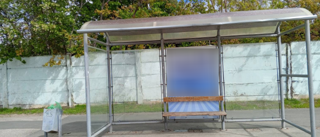 Фотография рекламного носителя, тип: Остановка 1.8x1.2, адрес: Московское ш., 19 000м., д.8А Х Совхозная ул. из города, Самара, Самарская область, Россия. Сторона А2 №1080191