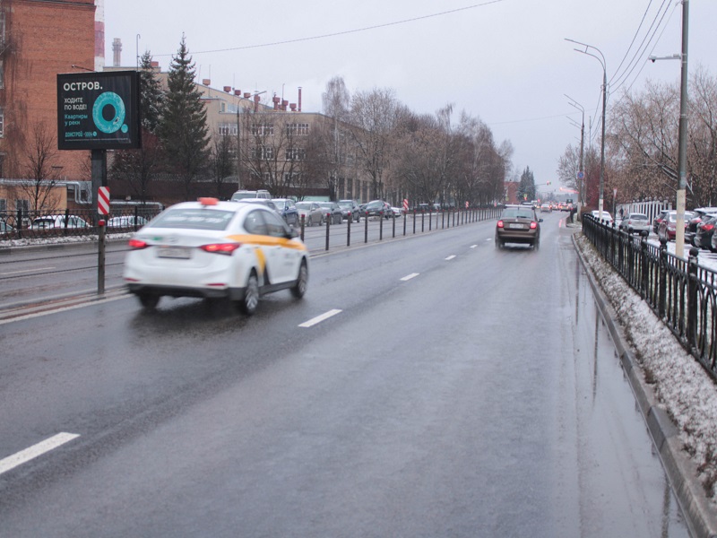 Фотография рекламного носителя, тип: Ситиборд 2.7x3.7, адрес: Орджоникидзе ул., д.27, Подольск, Московская область, Россия. Сторона B №993873