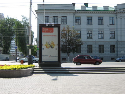 Фотография рекламного носителя, тип: Пиллар 3x1.4, адрес: Советская ул., д.85/12, Тамбов, Тамбовская область, Россия. Сторона С №537791
