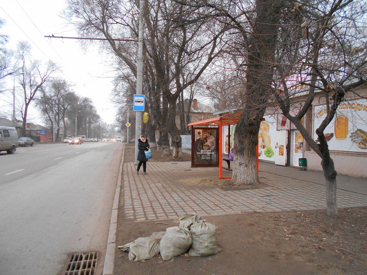 Фотография рекламного носителя, тип: Остановка 1.8x1.2, адрес: Ленина ул., ост. ВорР "Торговое училище", поз.1, Ростов-на-Дону, Ростовская область, Россия. Сторона А №831681