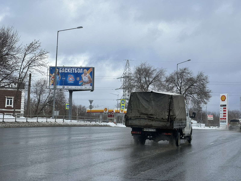 Фотография рекламного носителя, тип: Билборд 3x6, адрес: Ново-садовая ул., д.154, Самара, Самарская область, Россия. Сторона Б1-Б3 №1077985