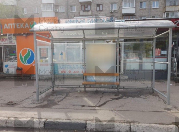 Фотография рекламного носителя, тип: Остановка 1.8x1.2, адрес: Аэродромная ул., д.75А Х Энтузиастов ул., Самара, Самарская область, Россия. Сторона А2 №1079165