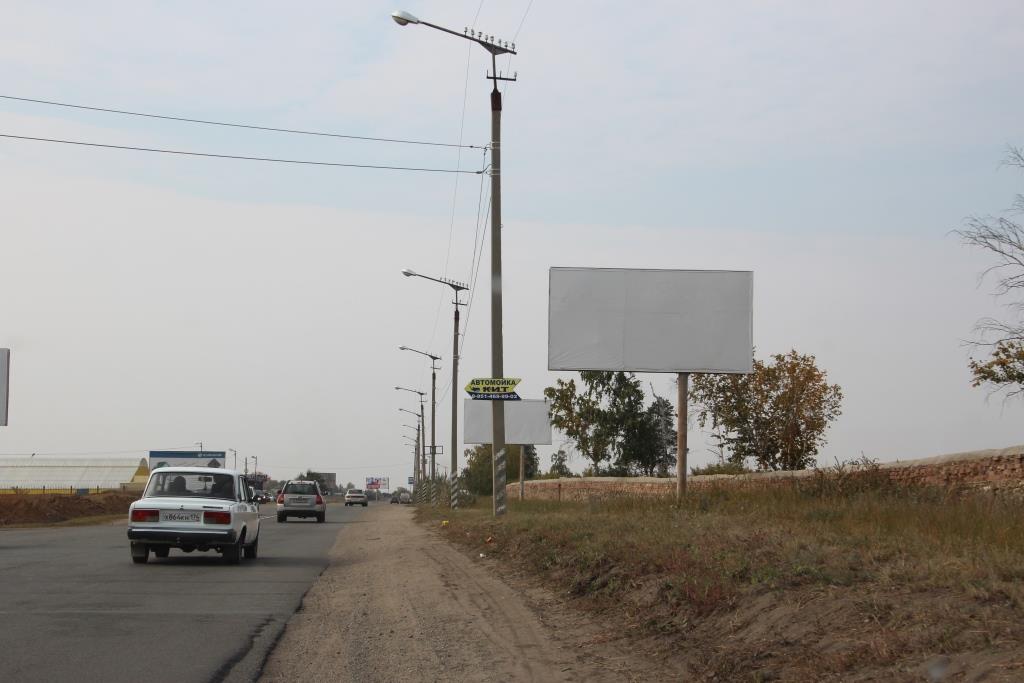 Фотография рекламного носителя, тип: Билборд 3x6, адрес: Гагарина ул., район кладбища, Троицк, Челябинская область, Россия. Сторона A №499876