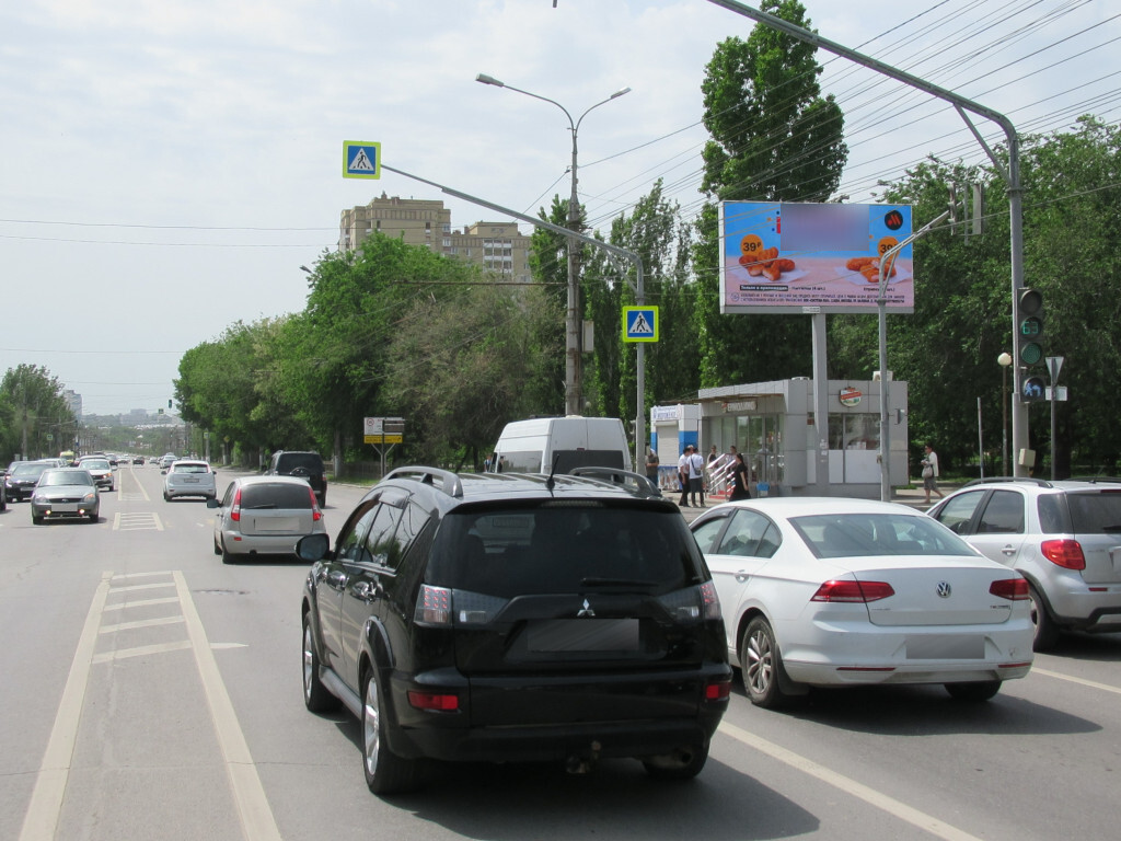 Фотография рекламного носителя, тип: Билборд 3x6, адрес: Н.Отрады ул., напротив д.6, Волгоград, Волгоградская область, Россия. Сторона A №1054525