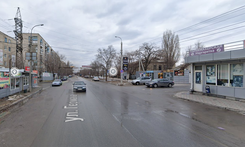 Фотография рекламного носителя, тип: Панель-кронштейн, адрес: Германа Титова ул., поз.1, Волгоград, Волгоградская область, Россия. Сторона А №1097266