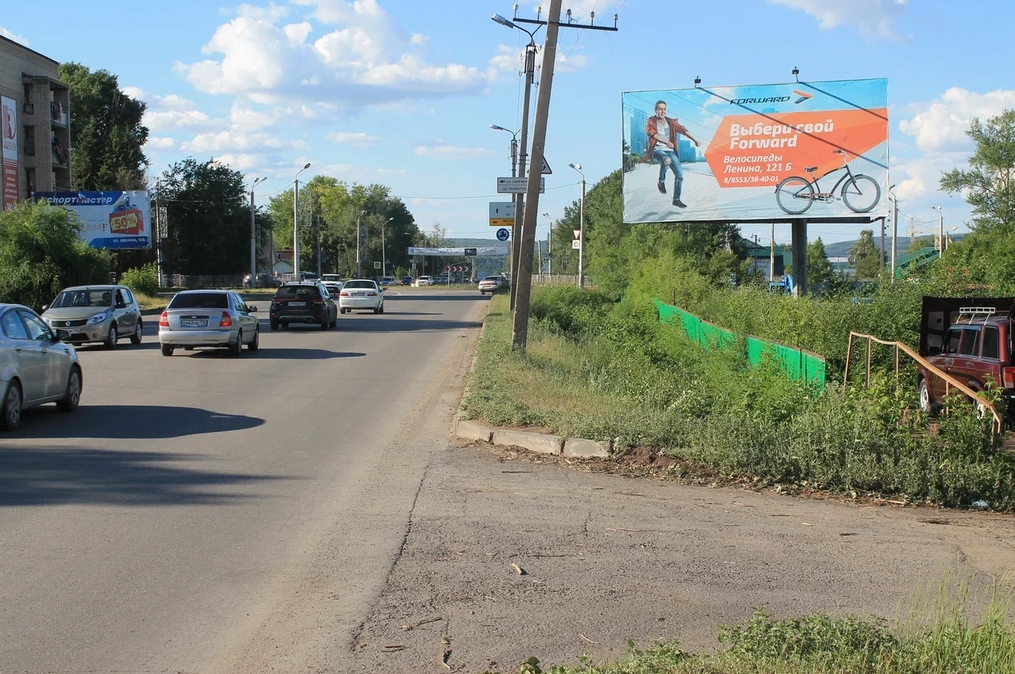 Фотография рекламного носителя, тип: Билборд 3x6, адрес: Фахретдина ул., д.55, Альметьевск, Республика Татарстан, Россия. Сторона A №847721