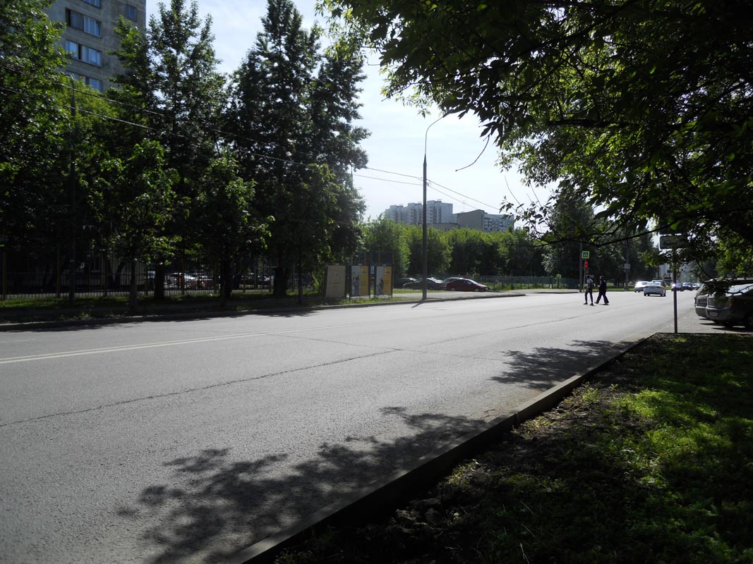 Фотография рекламного носителя, тип: Афиша 1.75x1.8, адрес: Краснодонская ул., д.53, стенд 1, Москва, Россия. Сторона А1 №865311