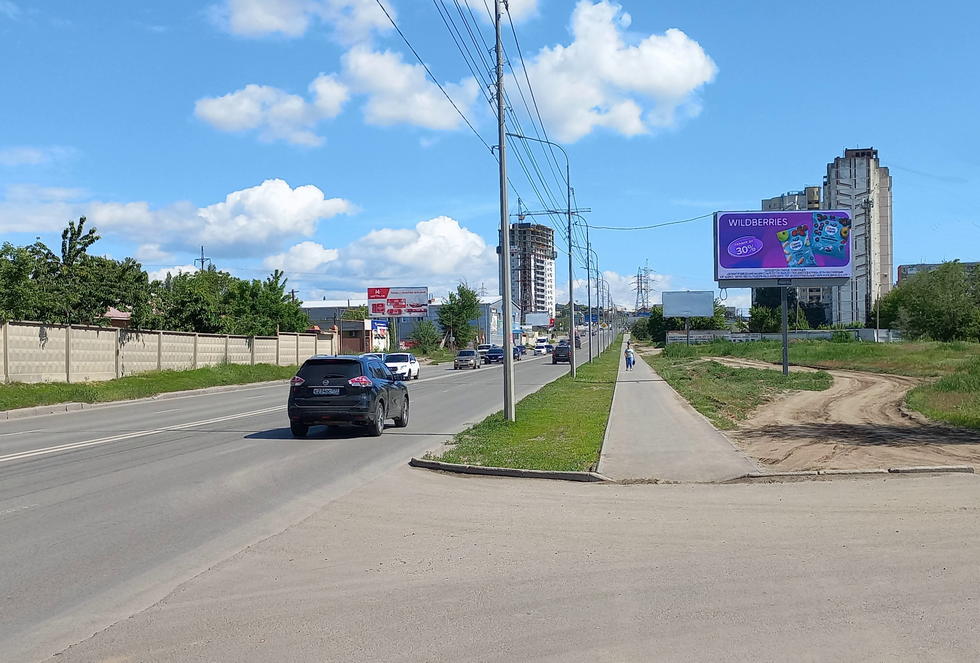 Фотография рекламного носителя, тип: Билборд 3x6, адрес: Лермонтова ул. Х Планерная ул., д.4а, Волгоград, Волгоградская область, Россия. Сторона А1 №999582