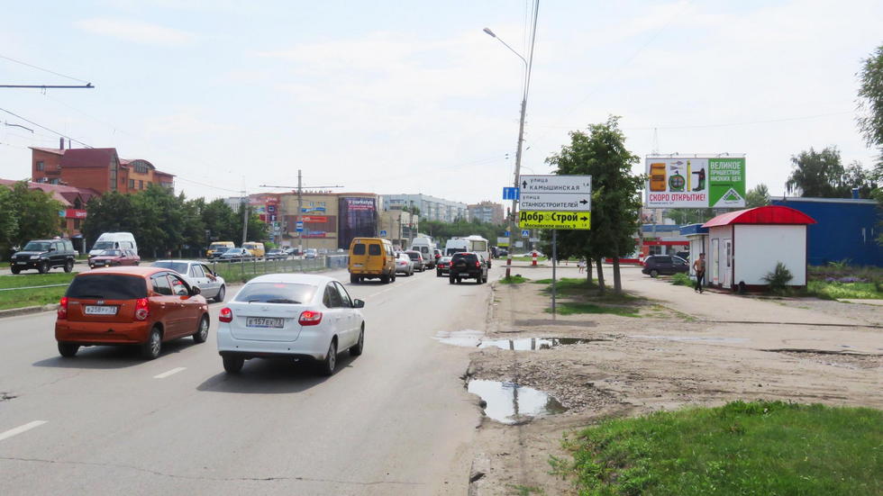 Фотография рекламного носителя, тип: Билборд 3x6, адрес: Рябикова ул. Х Станкостроителей ул., д.25, Ульяновск, Ульяновская область, Россия. Сторона A №690131