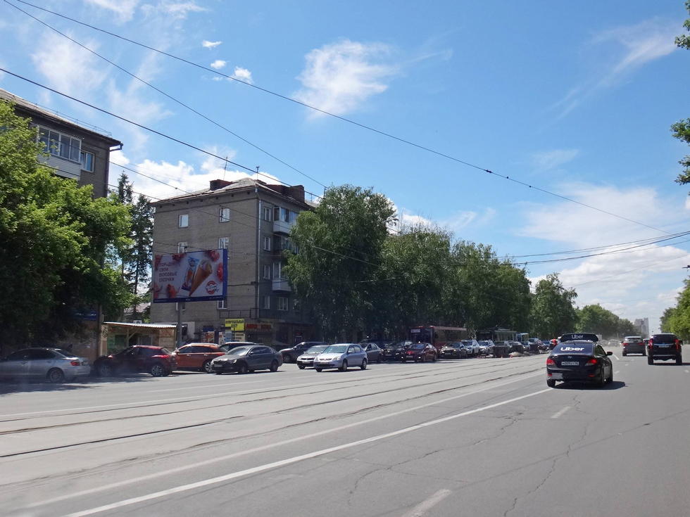 Фотография рекламного носителя, тип: Билборд 3x6, адрес: Д.Ковальчук ул., д.398, Новосибирск, Новосибирская область, Россия. Сторона Б №326012