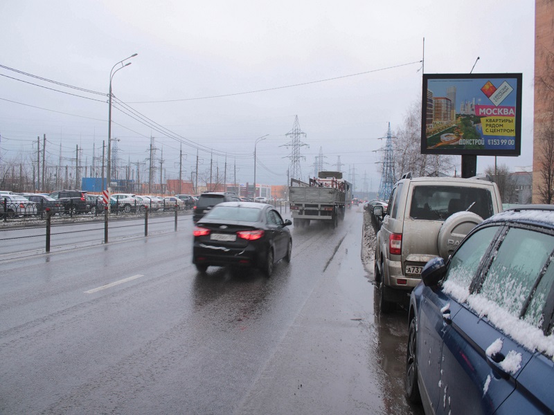 Фотография рекламного носителя, тип: Ситиборд 2.7x3.7, адрес: Орджоникидзе ул., д.27, Подольск, Московская область, Россия. Сторона A №993872