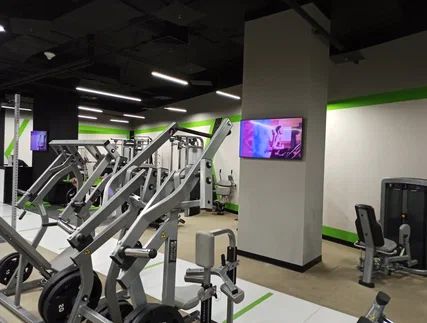 Фотография рекламного носителя, тип: Видеоэкран, адрес: Фитнес-центр «X-Fit Сердце Столицы», Шелепихинская наб., д.34, корп.2, Москва, Россия. Сторона/вариант 4 №980238