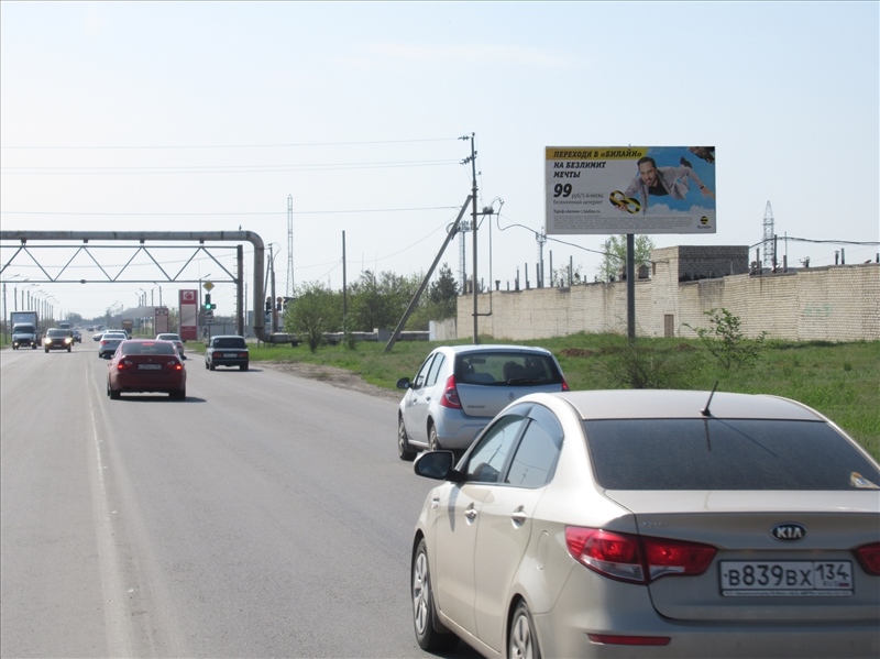 Фотография рекламного носителя, тип: Билборд 3x6, адрес: Пушкина ул., 100м до поворота на ул.87-й Гвардейской Дивизии, Волжский, Волгоградская область, Россия. Сторона А №793839