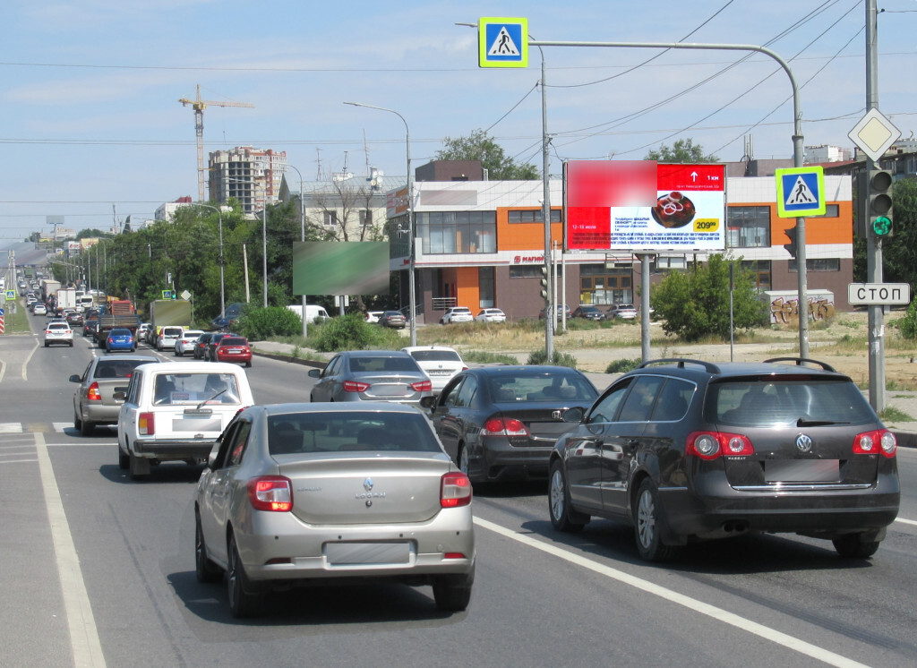 Фотография рекламного носителя, тип: Билборд 3x6, адрес: Университетский пр-т., д.68а Х Родниковая ул., Волгоград, Волгоградская область, Россия. Сторона А12 №946410