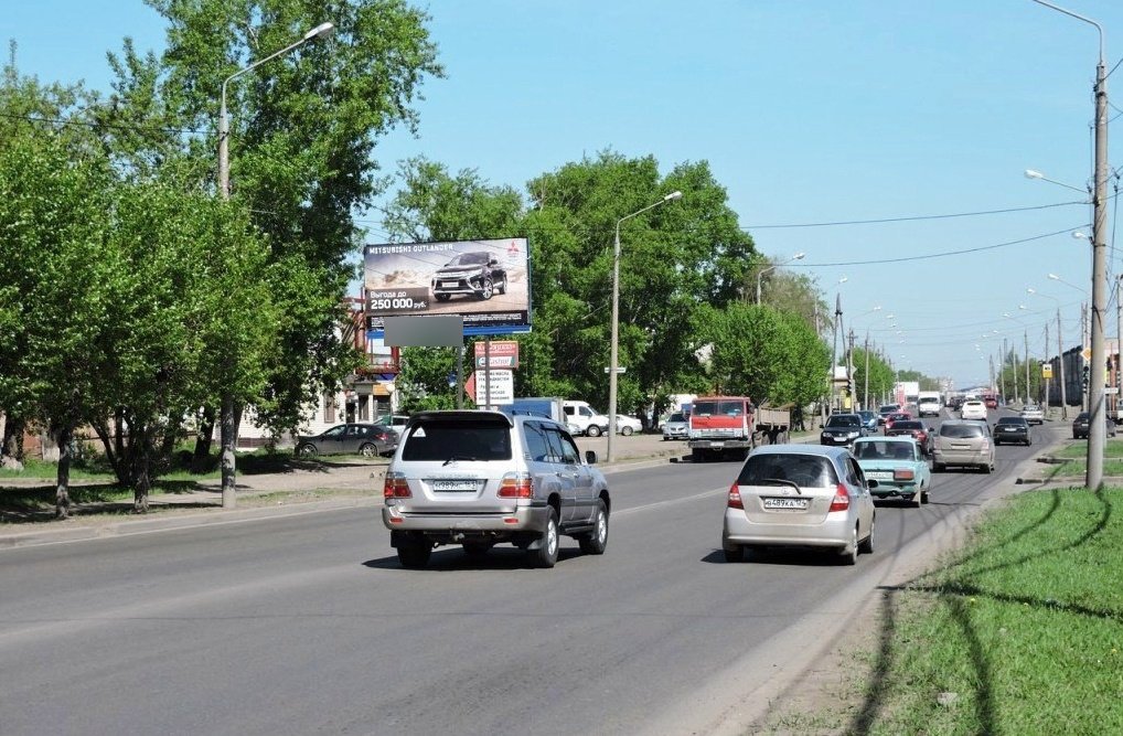 Фотография рекламного носителя, тип: Билборд 3x6, адрес: 60 Лет Октября ул., д.26а, Красноярск, Красноярский край, Россия. Сторона Б №592828
