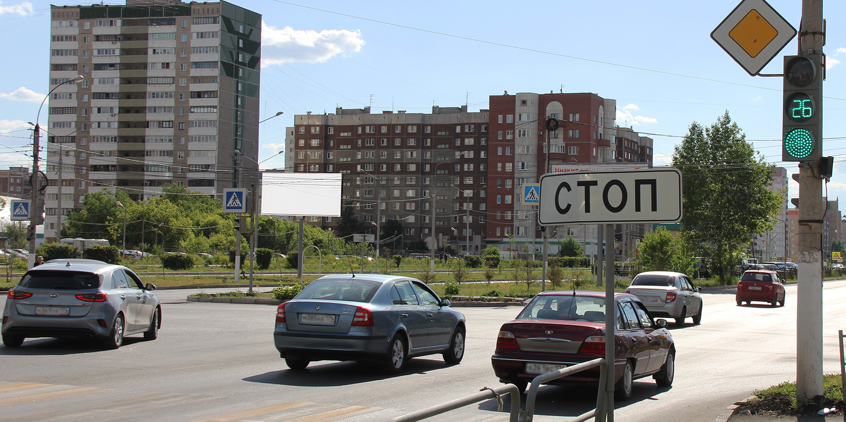 Фотография рекламного носителя, тип: Билборд 3x6, адрес: 50-летия Магнитки ул., д.41, Магнитогорск, Челябинская область, Россия. Сторона Б №1052315