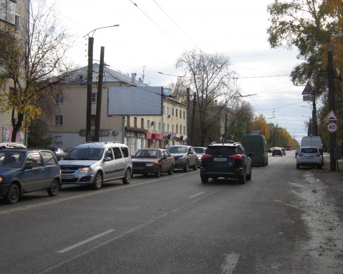 Фотография рекламного носителя, тип: Билборд 3x6, адрес: Попова ул., д.6 Х Воровского ул., Киров, Кировская область, Россия. Сторона В1-В3 №804917