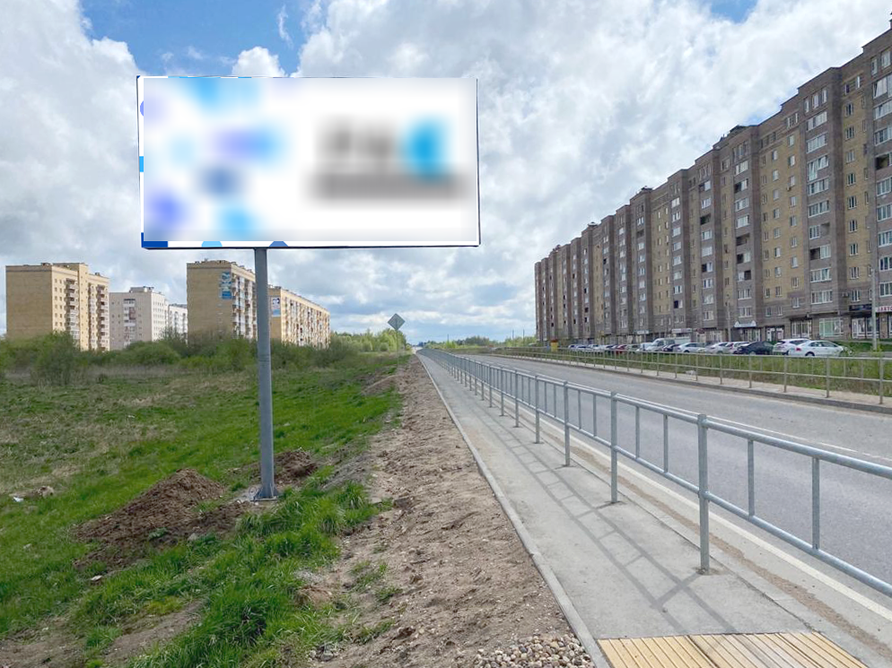 Фотография рекламного носителя, тип: Билборд 3x6, адрес: Киевское ш., д.56, Смоленск, Смоленская область, Россия. Сторона Б №947777