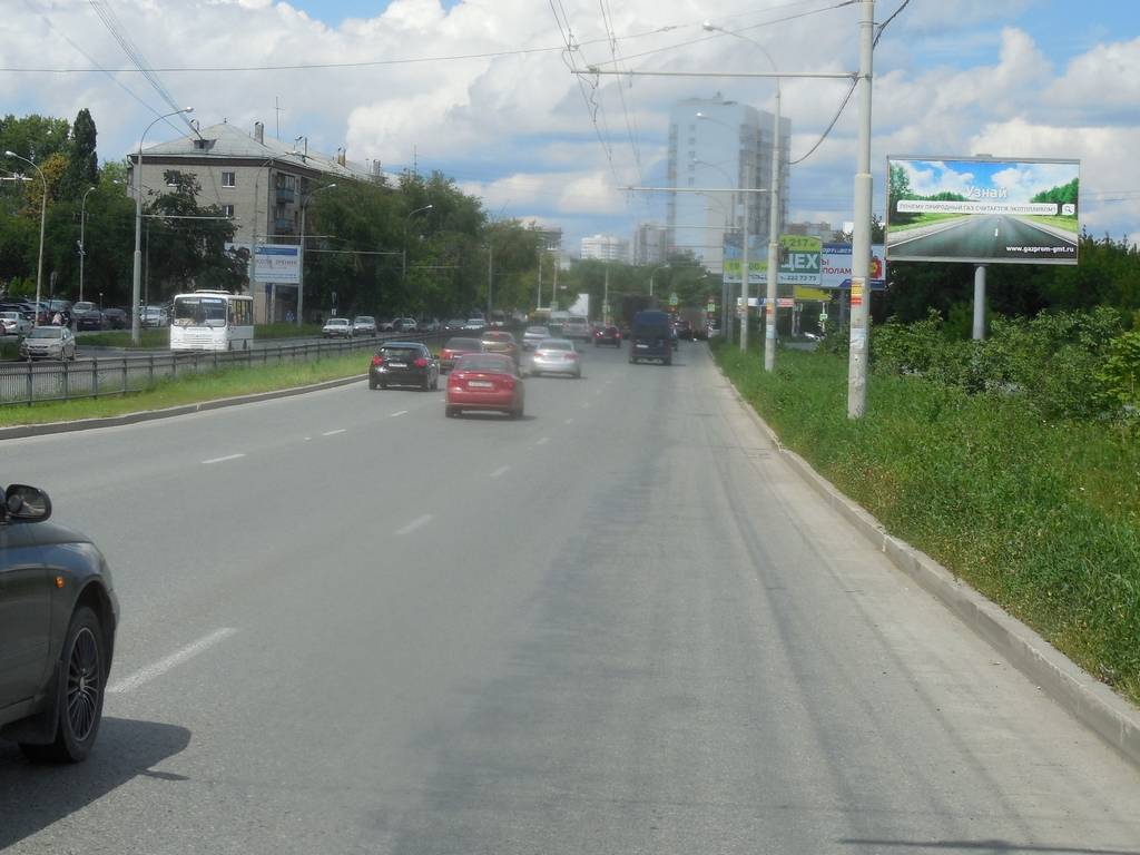 Фотография рекламного носителя, тип: Билборд 3x6, адрес: Щербакова ул., д.37, Екатеринбург, Свердловская область, Россия. Сторона А №486870