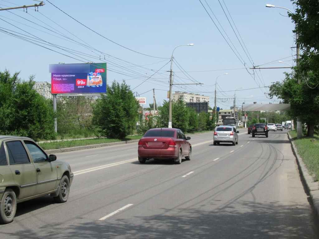 Фотография рекламного носителя, тип: Билборд 3x6, адрес: Еременко ул., напротив д.136, Волгоград, Волгоградская область, Россия. Сторона Б №1000686