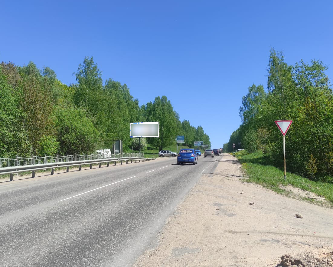 Фотография рекламного носителя, тип: Билборд 3x6, адрес: Краснинское ш., выезд из города, Смоленск, Смоленская область, Россия. Сторона Б №1001625