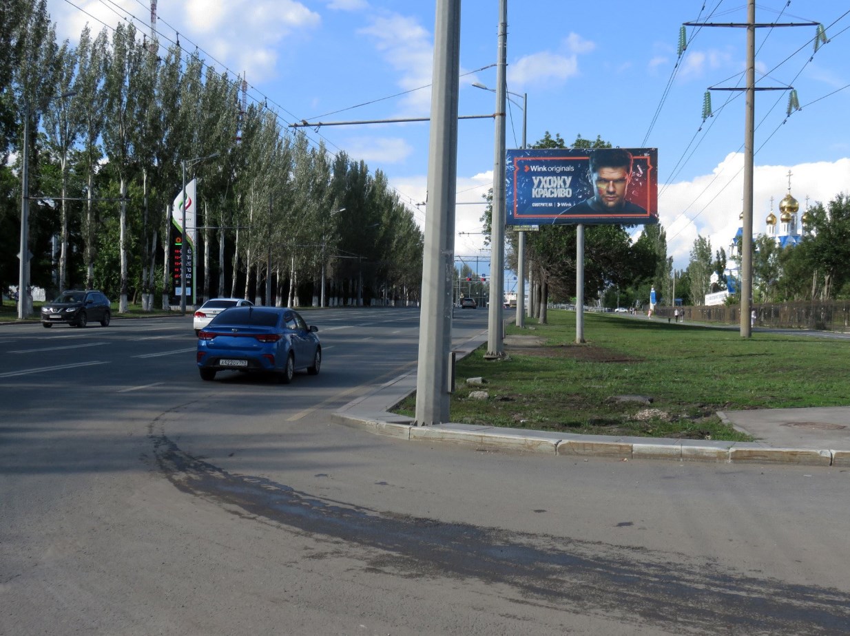 Фотография рекламного носителя, тип: Билборд 3x6, адрес: Московское ш., д.77, Самара, Самарская область, Россия. Сторона А №946495