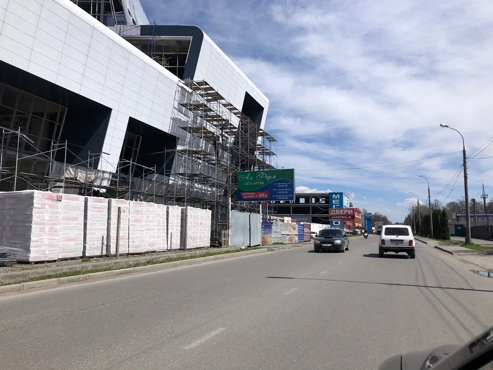 Фотография рекламного носителя, тип: Билборд 3x6, адрес: Дзержинского ул. Х Доватора пр-т., Владикавказ, Республика Северная Осетия – Алания, Россия. Сторона Б №846205