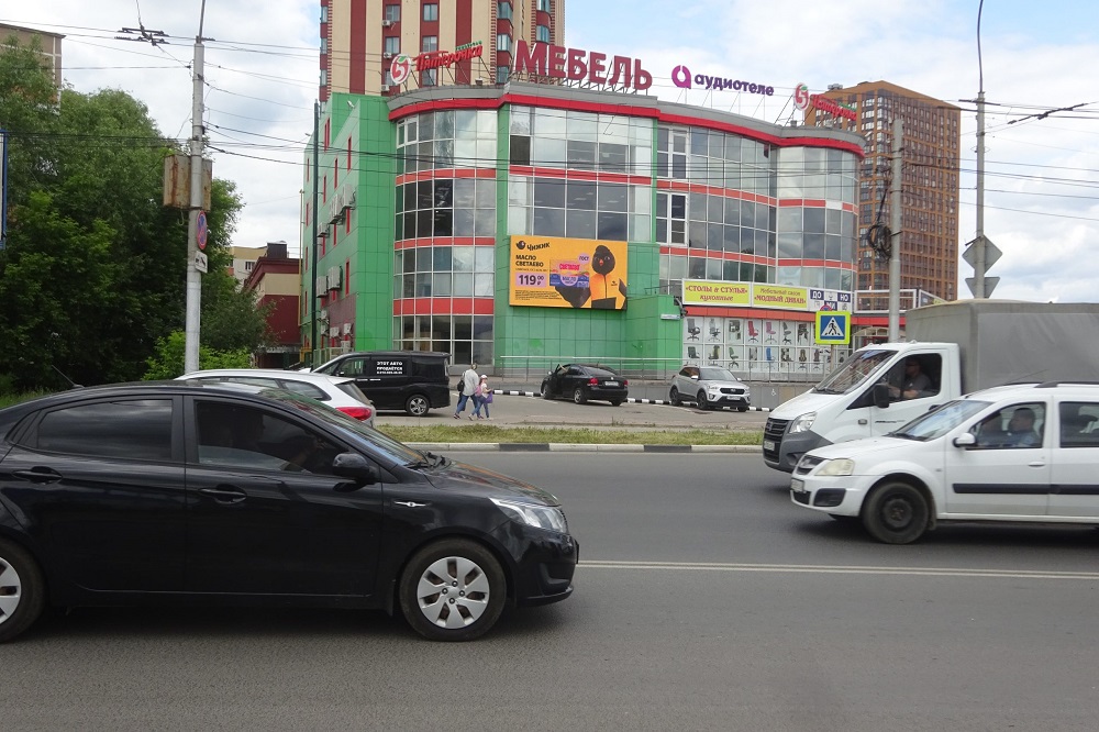 Фотография рекламного носителя, тип: Билборд 3x6, адрес: Спортивная ул., д.14, Рязань, Рязанская область, Россия. Сторона А1-А10 №978302