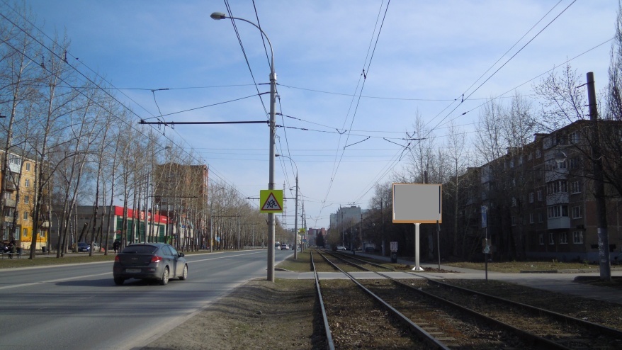 Фотография рекламного носителя, тип: Ситиборд 2.7x3.7, адрес: Гагарина б-р., д.56, Пермь, Пермский край, Россия. Сторона А №745448