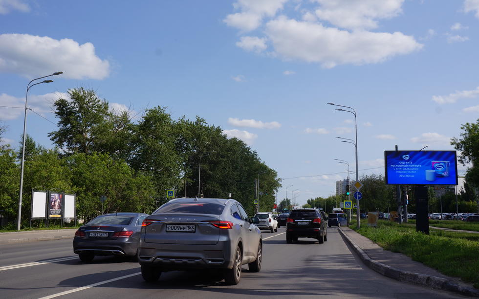 Фотография рекламного носителя, тип: Билборд 3x6, адрес: Казанское ш., д.9 Х Касьянова ул., Нижний Новгород, Нижегородская область, Россия. Сторона A1-А10 №993208