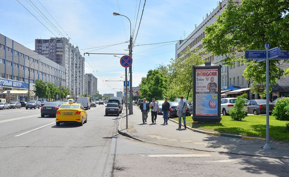 Фотография рекламного носителя, тип: Пиллар 3x1.4, адрес: Марксистская ул., д.20, корп.2, Москва, Россия. Сторона А №329810