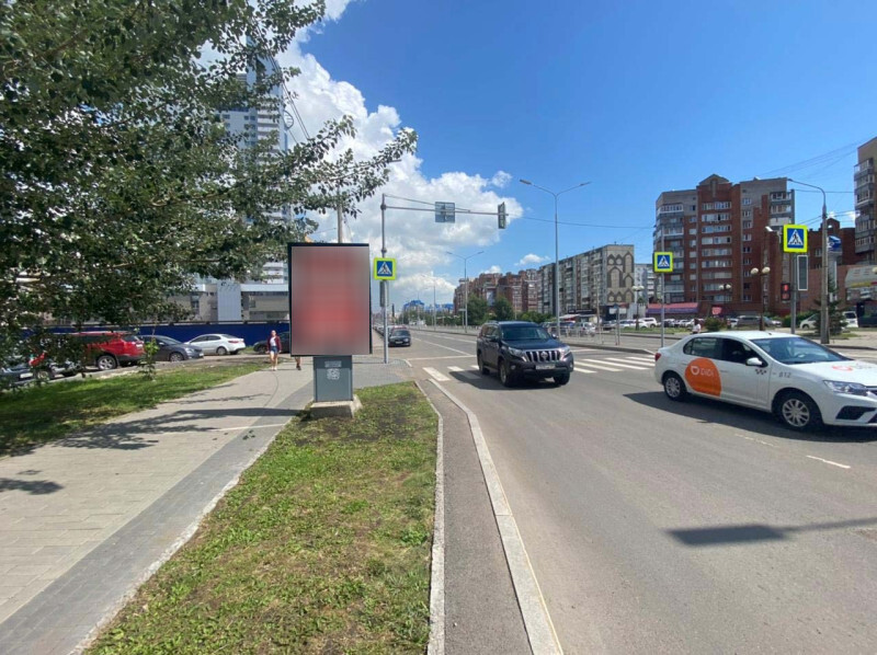 Фотография рекламного носителя, тип: Ситиформат 1.8x1.2, адрес: Молокова ул., д.40, Красноярск, Красноярский край, Россия. Сторона Б №848302