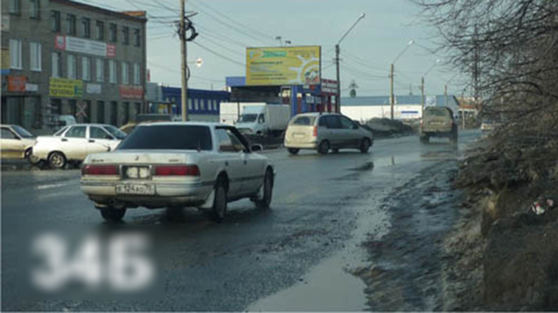 Фотография рекламного носителя, тип: Билборд 3x6, адрес: Мичурина ул. Х Ракетная ул., д.6a, Томск, Томская область, Россия. Сторона Б №421623