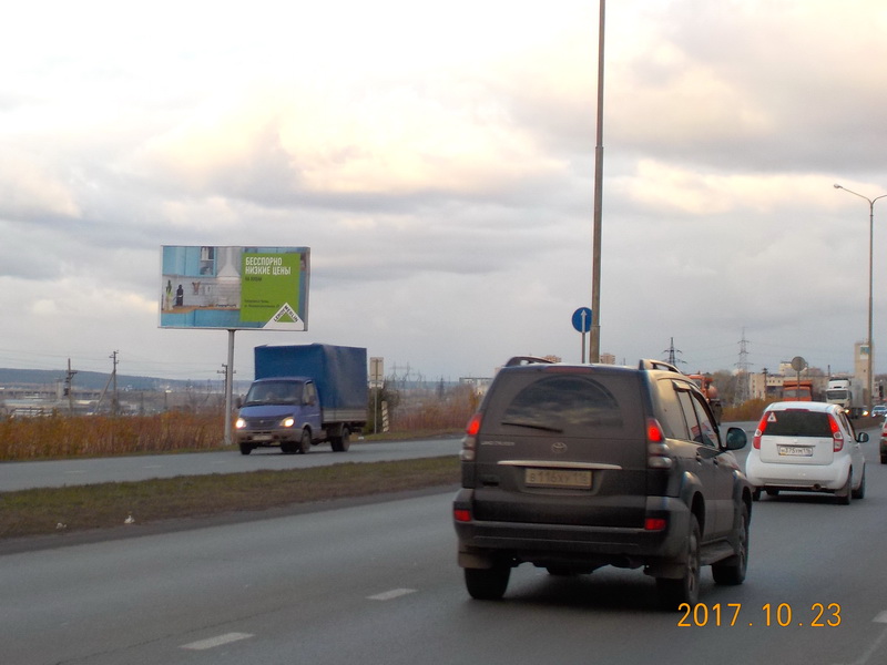 Фотография рекламного носителя, тип: Билборд 3x6, адрес: Сидоровка пос., выезд из города, Набережные Челны, Республика Татарстан, Россия. Сторона B №414228