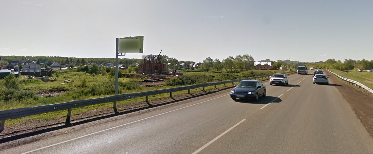 Фотография рекламного носителя, тип: Билборд 3x6, адрес: М-7 «Волга» а/д, поз.2, Уфа, Республика Башкортостан, Россия. Сторона B №1054246