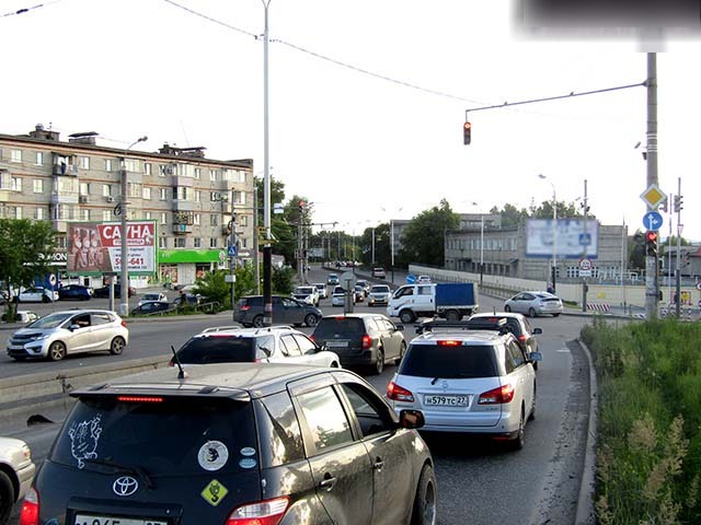 Фотография рекламного носителя, тип: Билборд 3x6, адрес: Юности ул., д.44, Хабаровск, Хабаровский край, Россия. Сторона Б №645730