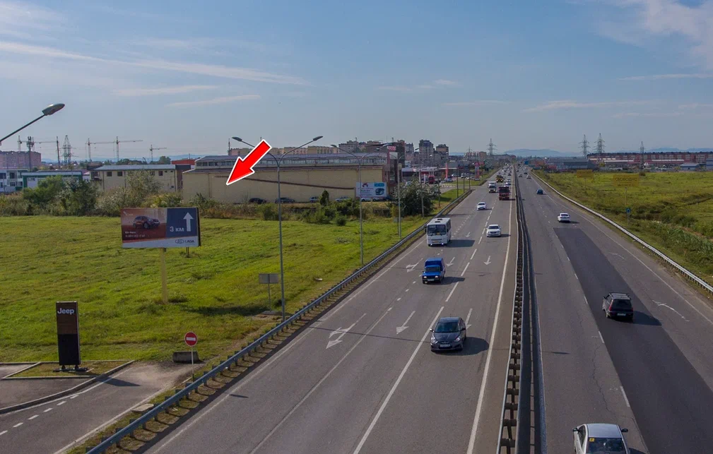 Фотография рекламного носителя, тип: Билборд 3x6, адрес: Тургеневское ш., 2 700м, Краснодар, Краснодарский край, Россия. Сторона Б №478038