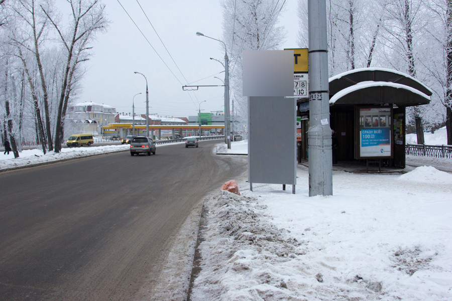 Фотография рекламного носителя, тип: Нестандартный ситиформат, адрес: Байкальская ул., д.241, Иркутск, Иркутская область, Россия. Сторона А №509407