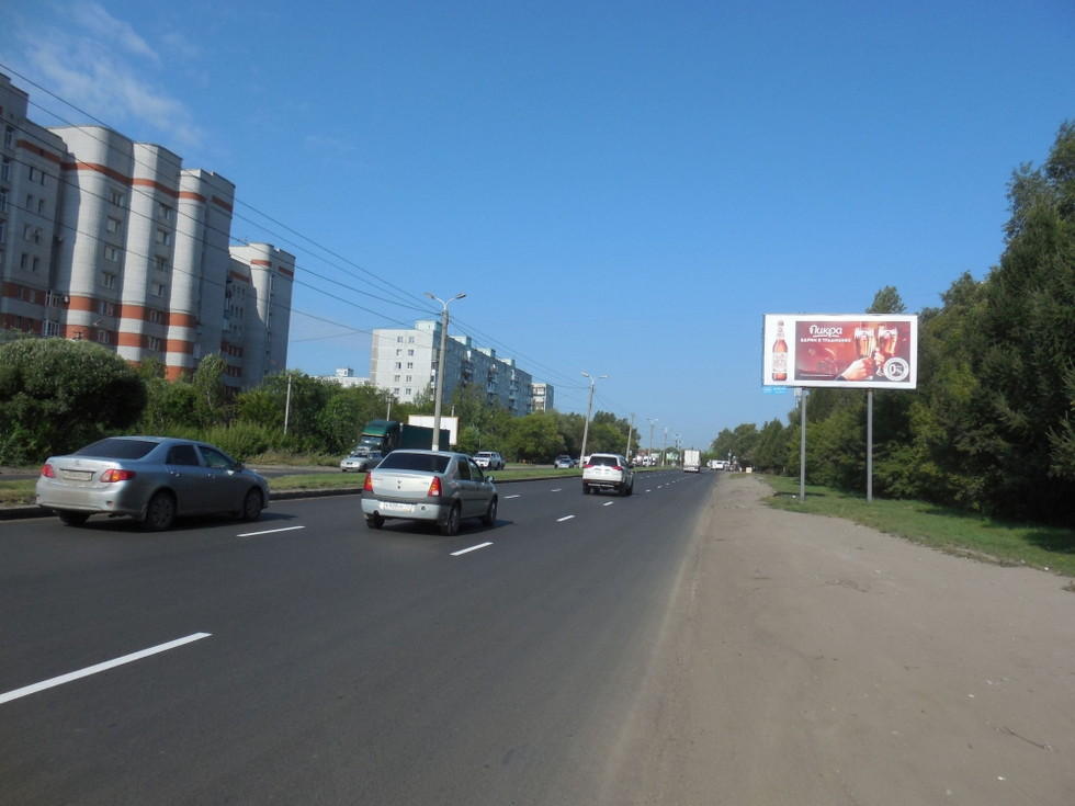 Фотография рекламного носителя, тип: Билборд 3x6, адрес: Менделеева пр-т., д.19/2, Омск, Омская область, Россия. Сторона А №1009920