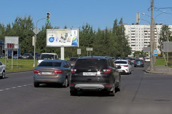 Фотография рекламного носителя, тип: Билборд 3x6, адрес: Планерная ул., д.38, Санкт-Петербург, Россия. Сторона Б №706911