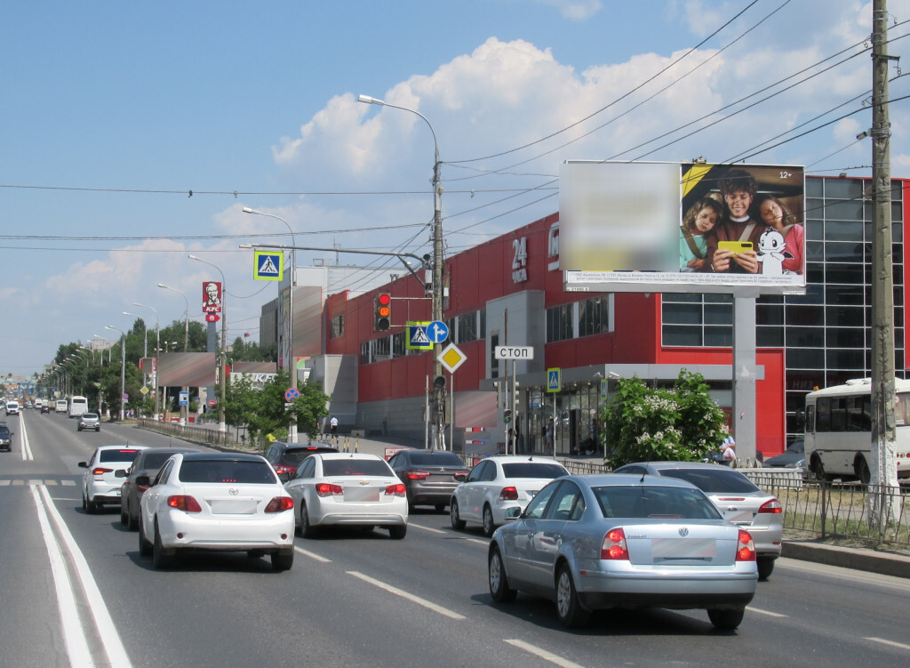Фотография рекламного носителя, тип: Билборд 3x6, адрес: Рокоссовского ул., д.2Г, Волгоград, Волгоградская область, Россия. Сторона A №1042308