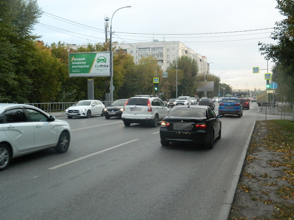 Фотография рекламного носителя, тип: Билборд 3x6, адрес: Червишевский тракт, д.29, Тюмень, Тюменская область, Россия. Сторона Б1-Б3 №523679