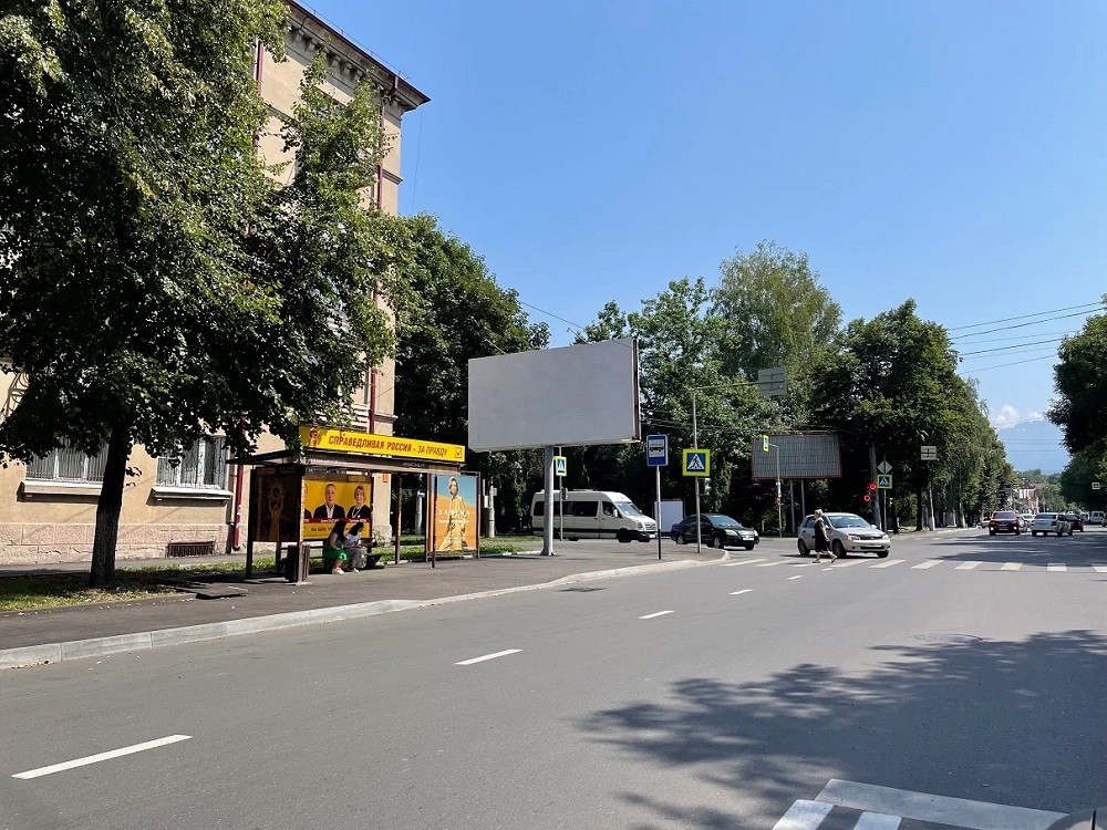 Фотография рекламного носителя, тип: Билборд 3x6, адрес: Ватутина ул. Х Шмулевича ул., поз.2, Владикавказ, Республика Северная Осетия – Алания, Россия. Сторона Б №984055