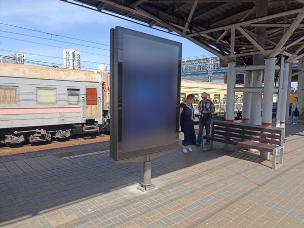 Фотография рекламного носителя, тип: Ситиформат 1.8x1.2, адрес: Мытищи ст., у выхода к началу платформы, Мытищи, Московская область, Россия. Сторона А1 №939721