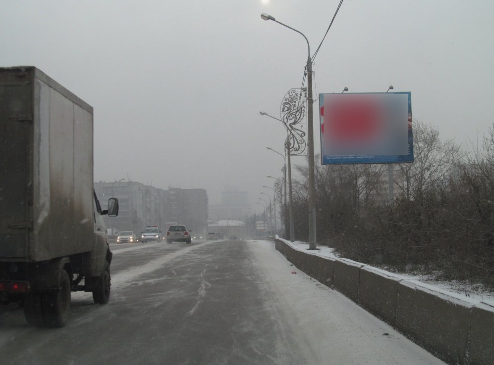 Фотография рекламного носителя, тип: Ситиборд 2.7x3.7, адрес: Вейнбаума ул. Х Качинская ул., д.60г, Красноярск, Красноярский край, Россия. Сторона А №592915