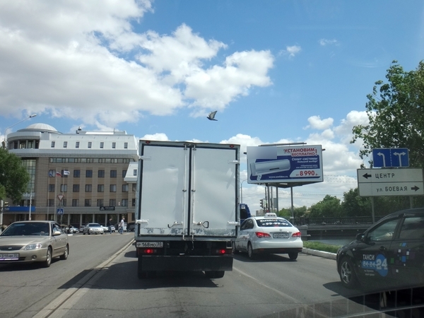 Фотография рекламного носителя, тип: Билборд 3x6, адрес: Адмиралтейская ул., д.1, Астрахань, Астраханская область, Россия. Сторона А2 №1057428