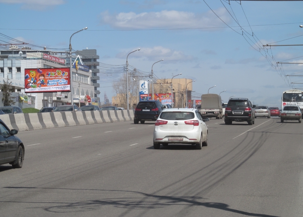 Фотография рекламного носителя, тип: Билборд 3x6, адрес: Партизана Железняка ул, д.40, Красноярск, Красноярский край, Россия. Сторона Б1-Б3 №651014