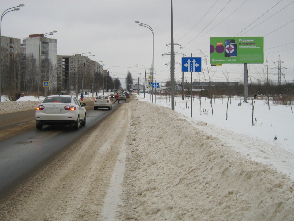 Фотография рекламного носителя, тип: Билборд 3x6, адрес: Суркова ул., поворот к гипермаркету Магнит, Рыбинск, Ярославская область, Россия. Сторона А №538144