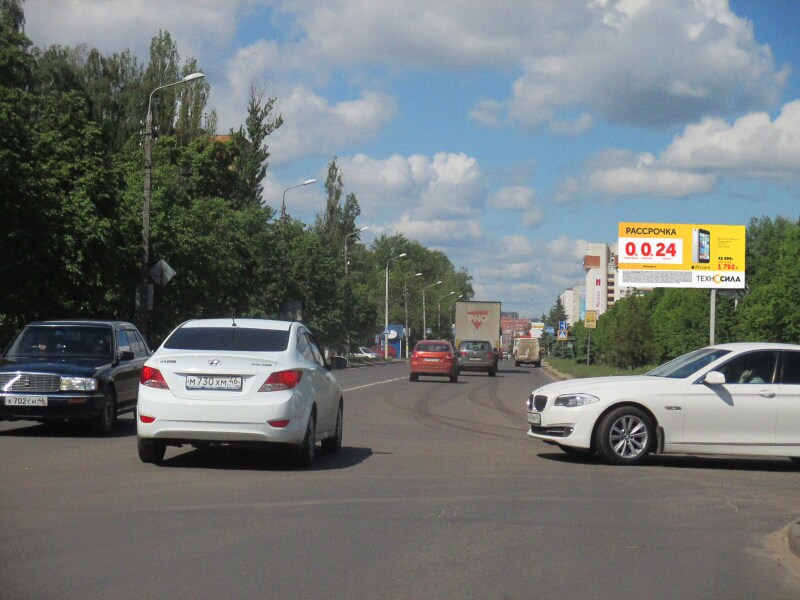 Фотография рекламного носителя, тип: Билборд 3x6, адрес: Союзная ул., д.28, Курск, Курская область, Россия. Сторона А №588149