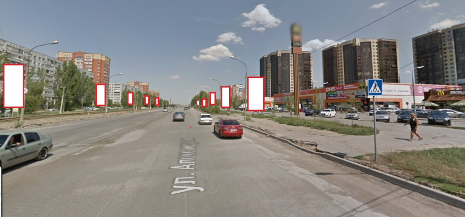 Фотография рекламного носителя, тип: Панель-кронштейн, адрес: Александрова ул., поз.6, Волжский, Волгоградская область, Россия. Сторона А №1097390